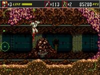 une photo d'Ã©cran de Shinobi 3 - Return of the Ninja Master sur Sega Megadrive